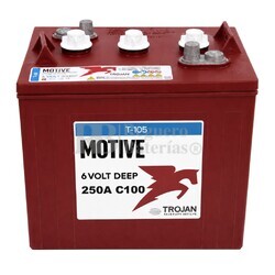 Bater�a TROJAN T-105 | 6 Voltios 225A borne tipo coche AP